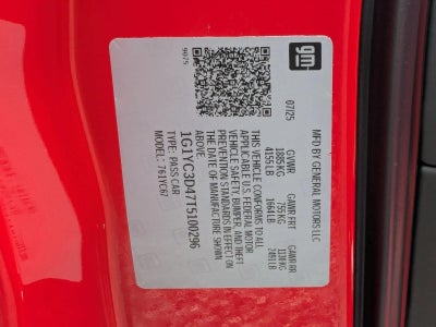 2026 Chevrolet Corvette Stingray 3LT