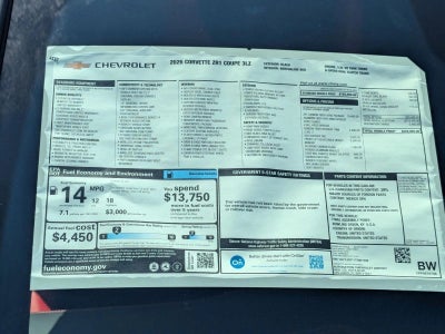 2026 Chevrolet Corvette ZR1 3LZ