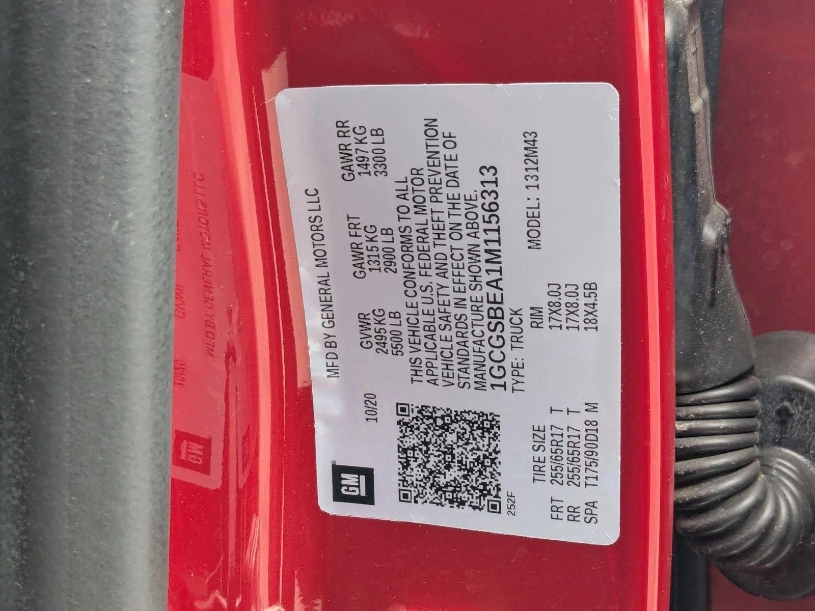 2021 Chevrolet Colorado 2WD Work Truck