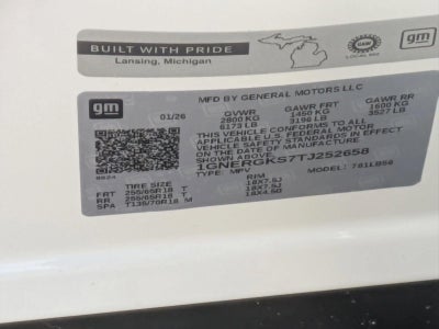 2026 Chevrolet Traverse LT