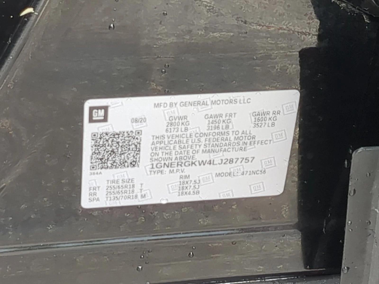 2020 Chevrolet Traverse LT Cloth