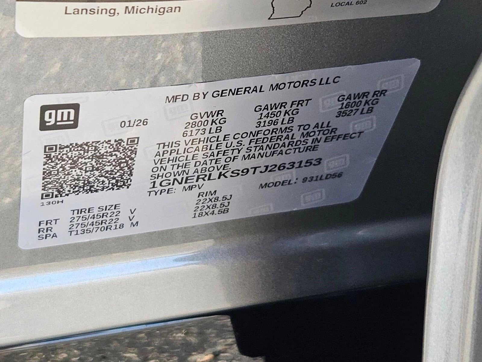 2026 Chevrolet Traverse RS