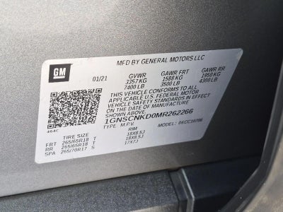 2021 Chevrolet Tahoe LT