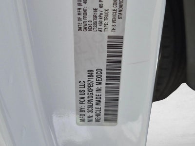 2023 RAM ProMaster Cargo Van Base