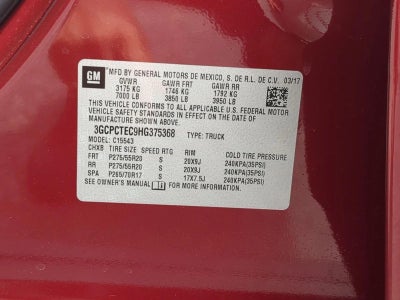 2017 Chevrolet Silverado 1500 High Country