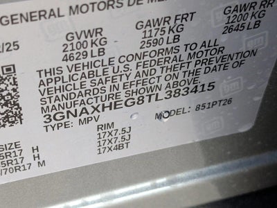 2026 Chevrolet Equinox LT