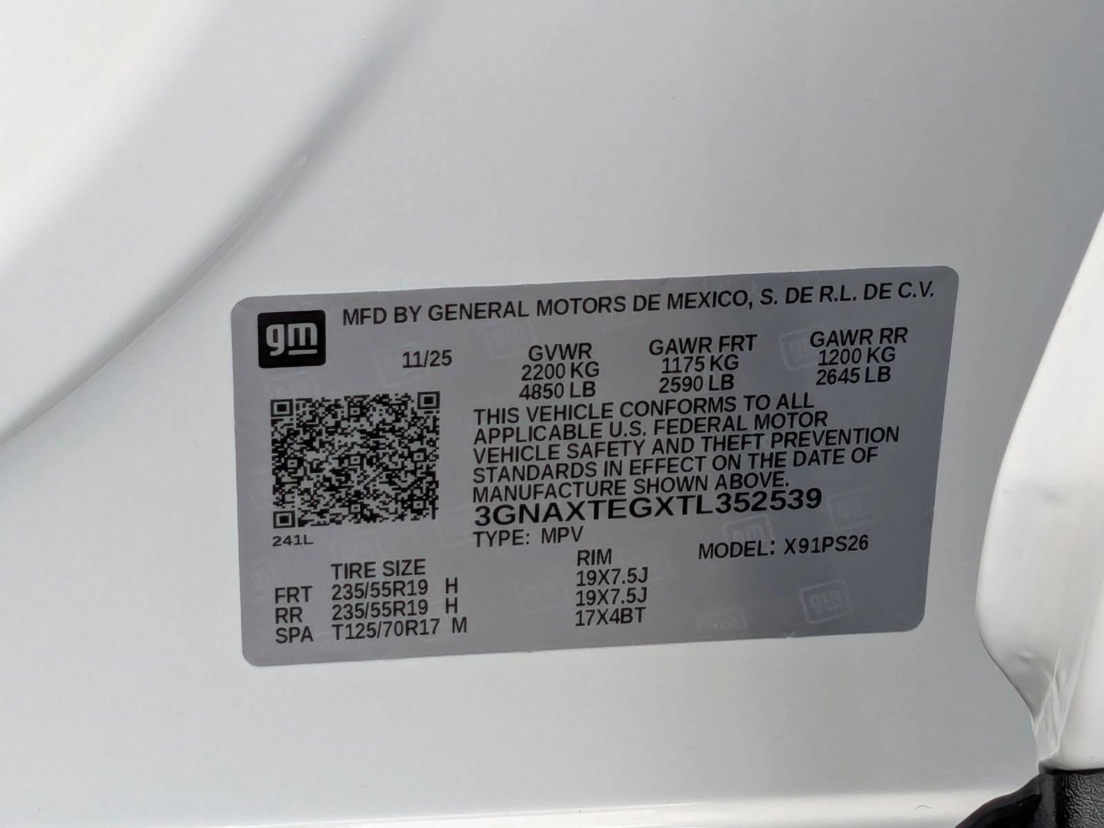 2026 Chevrolet Equinox RS