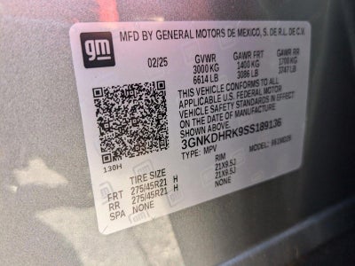 2025 Chevrolet Blazer EV RS