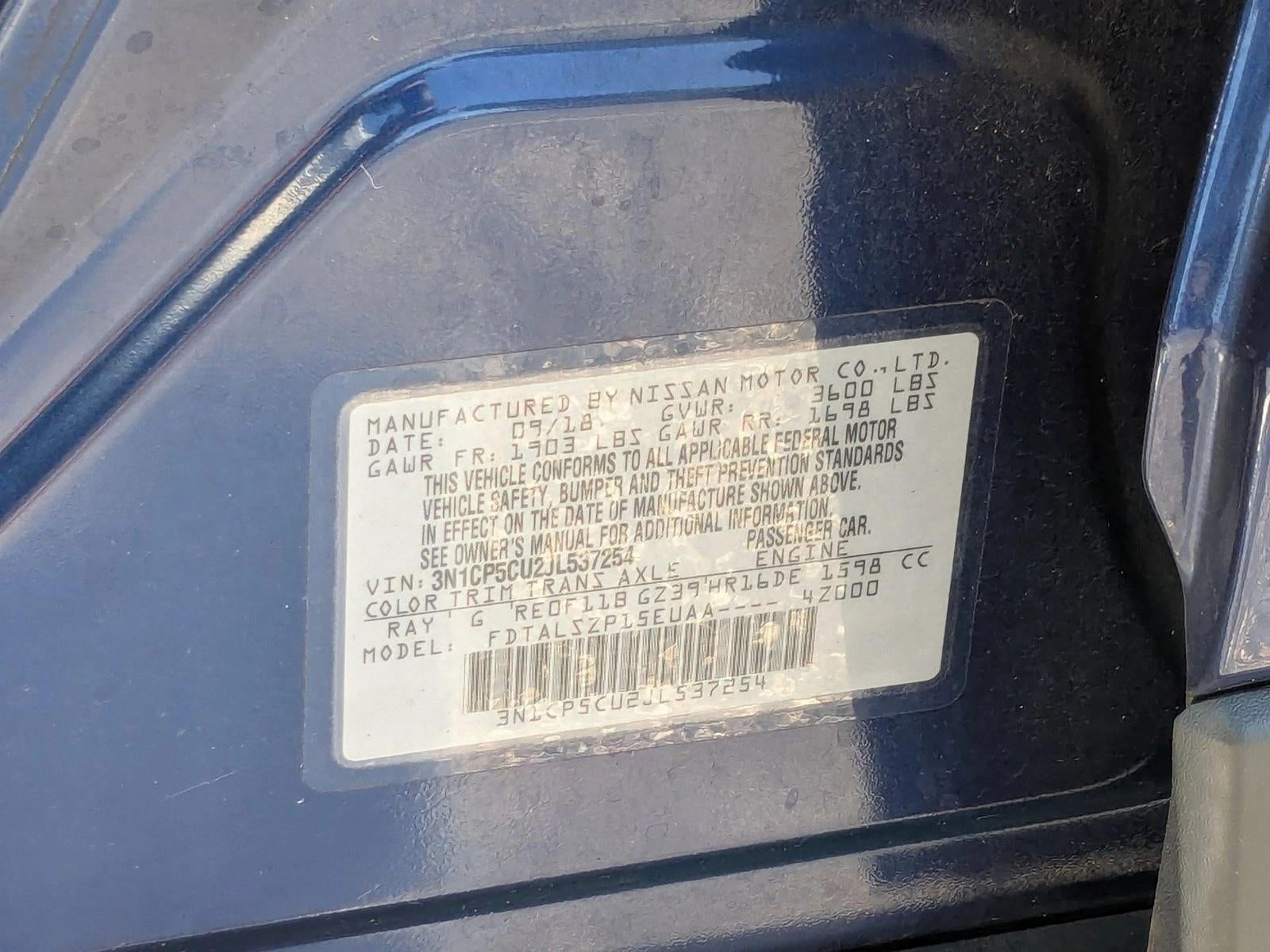 2018 Nissan Kicks SV