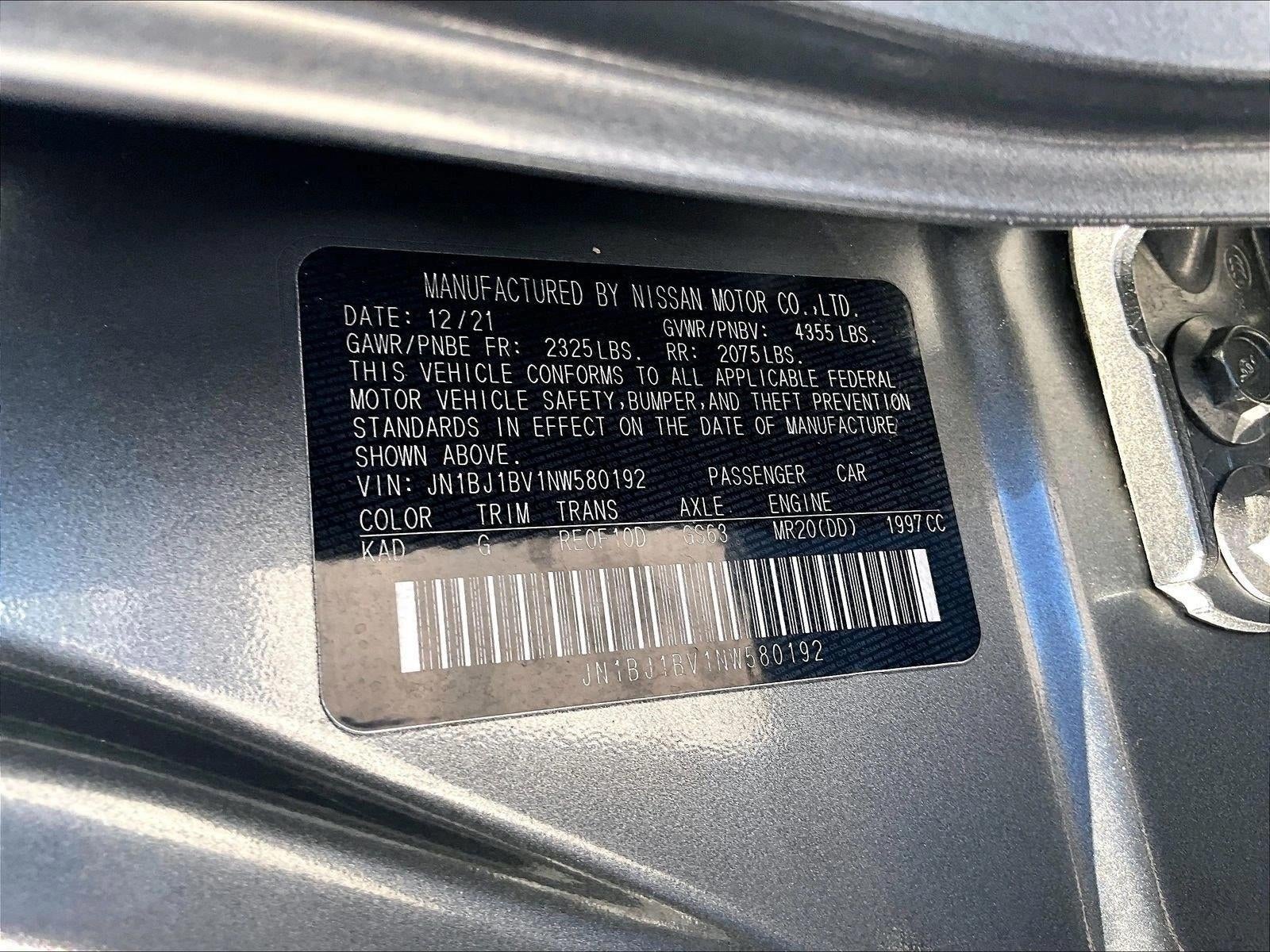 2022 Nissan Rogue Sport SV