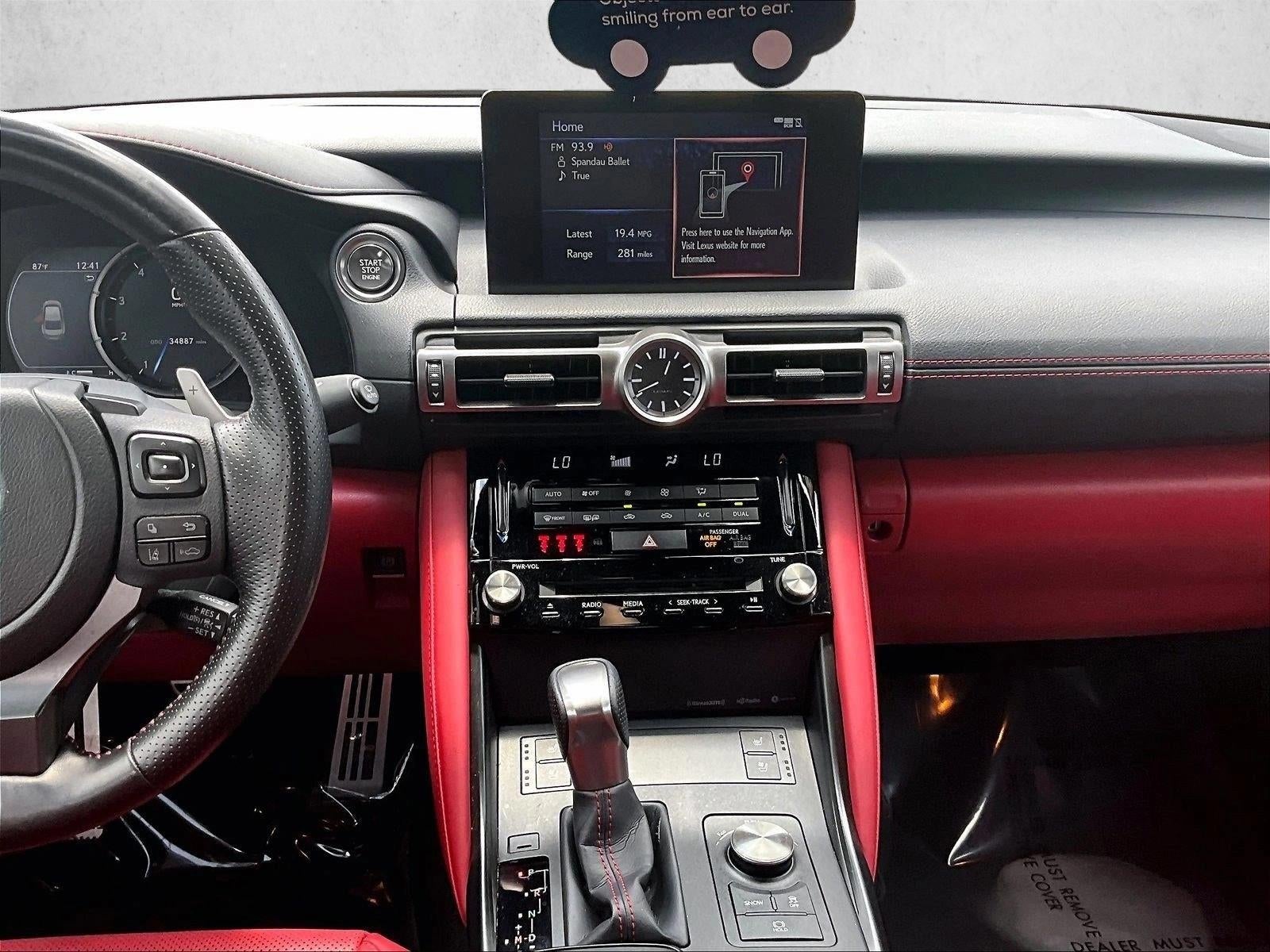2022 Lexus IS 350 F SPORT