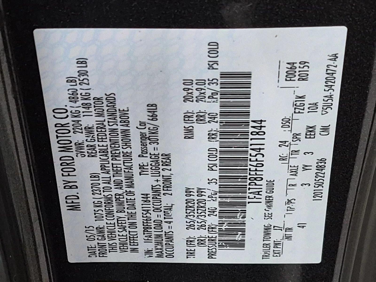 2015 Ford Mustang GT Premium