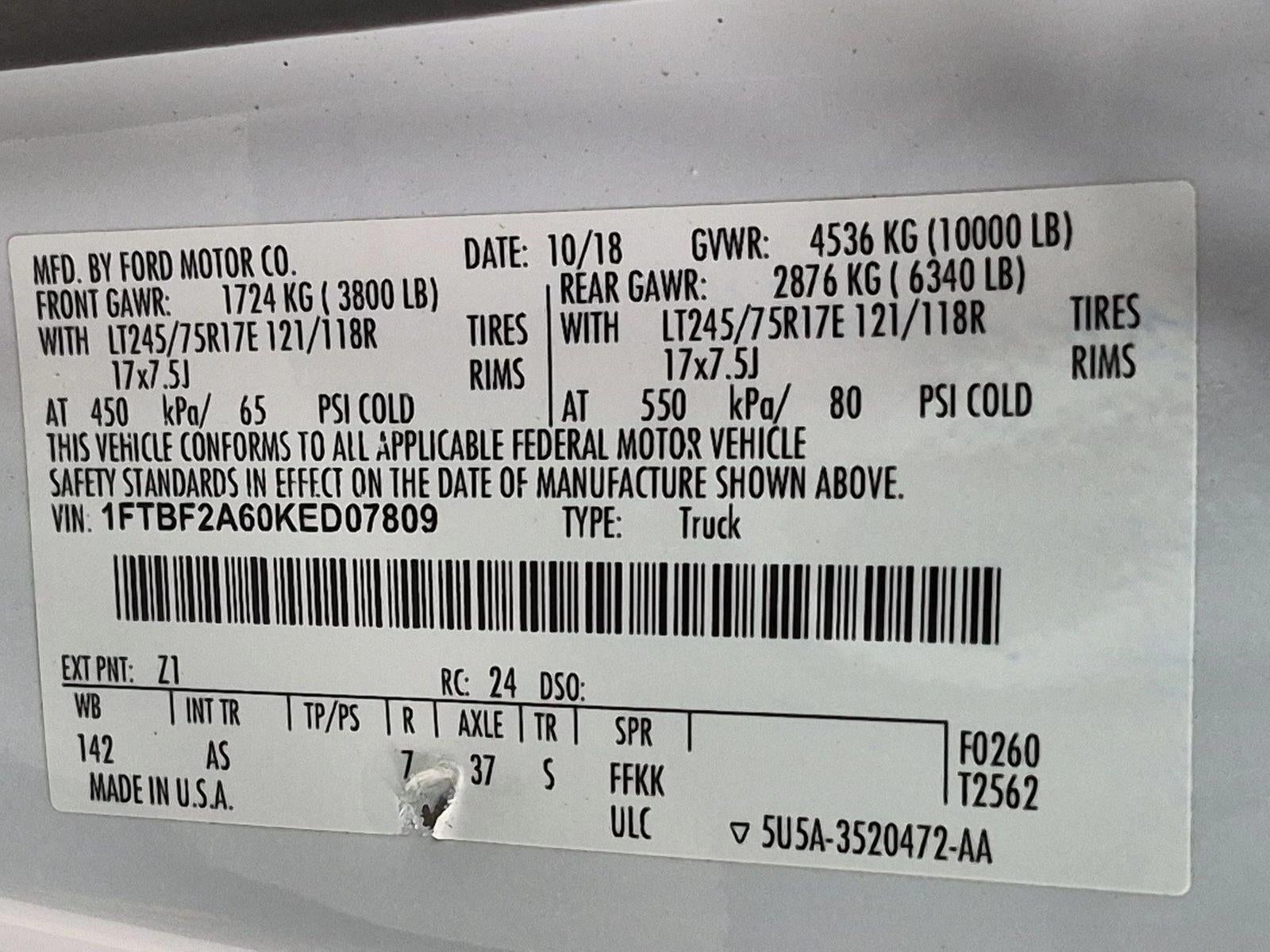 2019 Ford F-250 XL