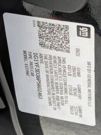 2023 Chevrolet Corvette Z06 3LZ