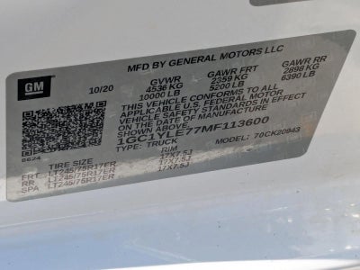 2021 Chevrolet Silverado 2500 HD Base