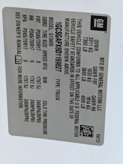 2013 Chevrolet Express Cargo 1500 Base