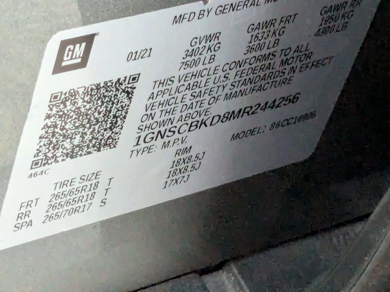 2021 Chevrolet Suburban LS