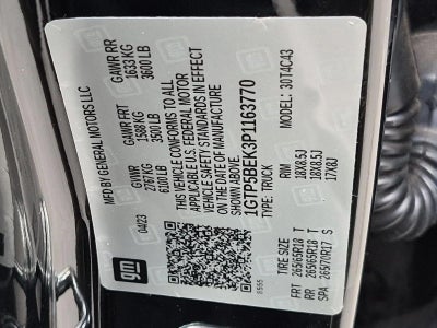 2023 GMC Canyon Elevation