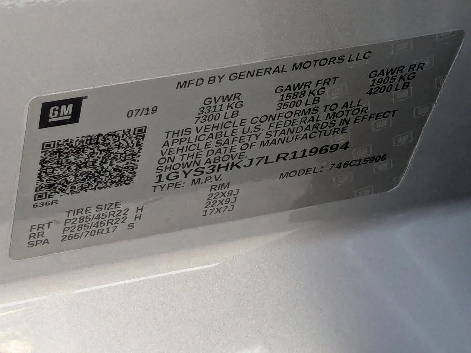 2020 Cadillac Escalade ESV Luxury