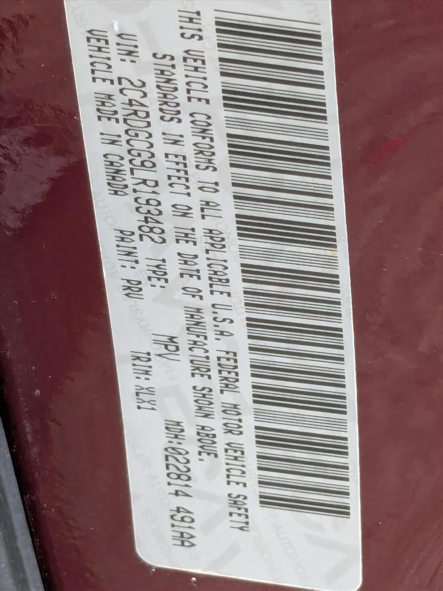 2020 Dodge Grand Caravan SXT