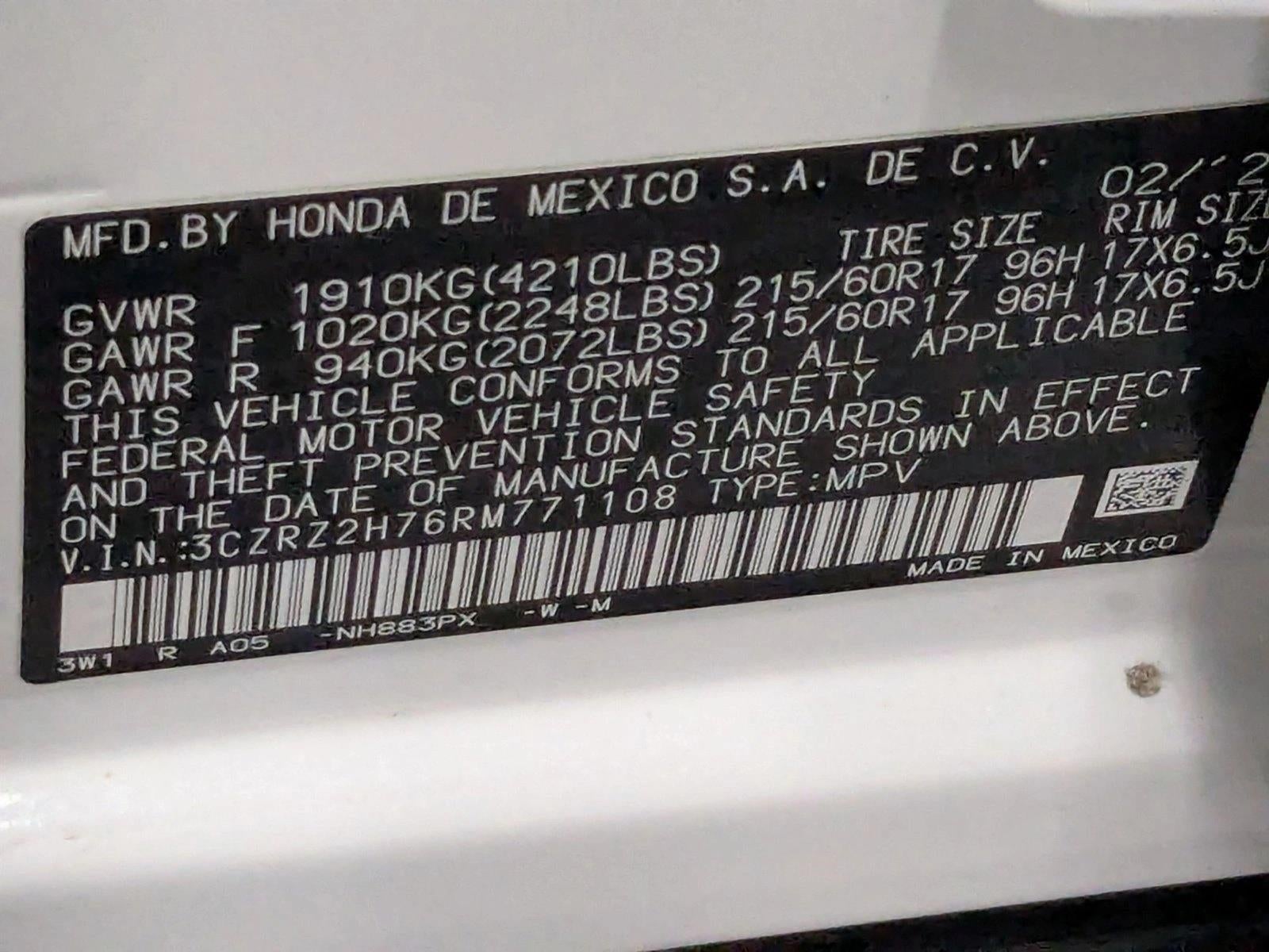 2024 Honda HR-V AWD EX-L