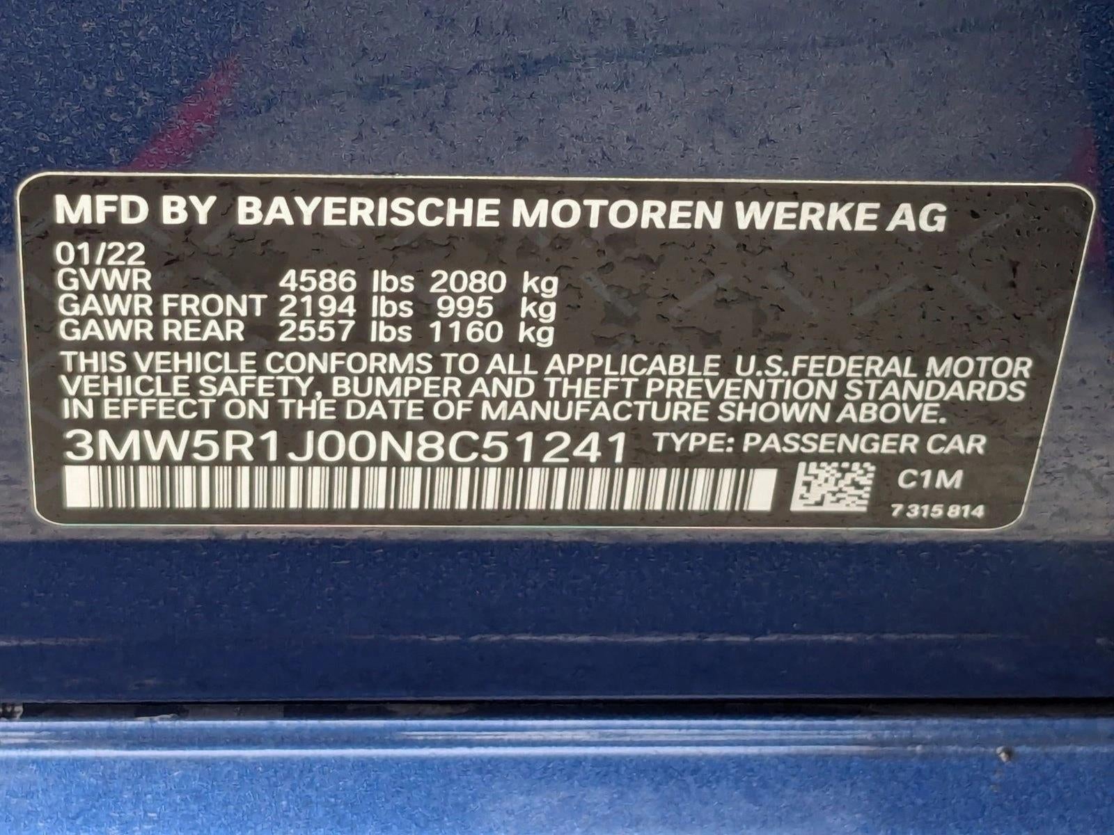 2022 BMW 330i 330i