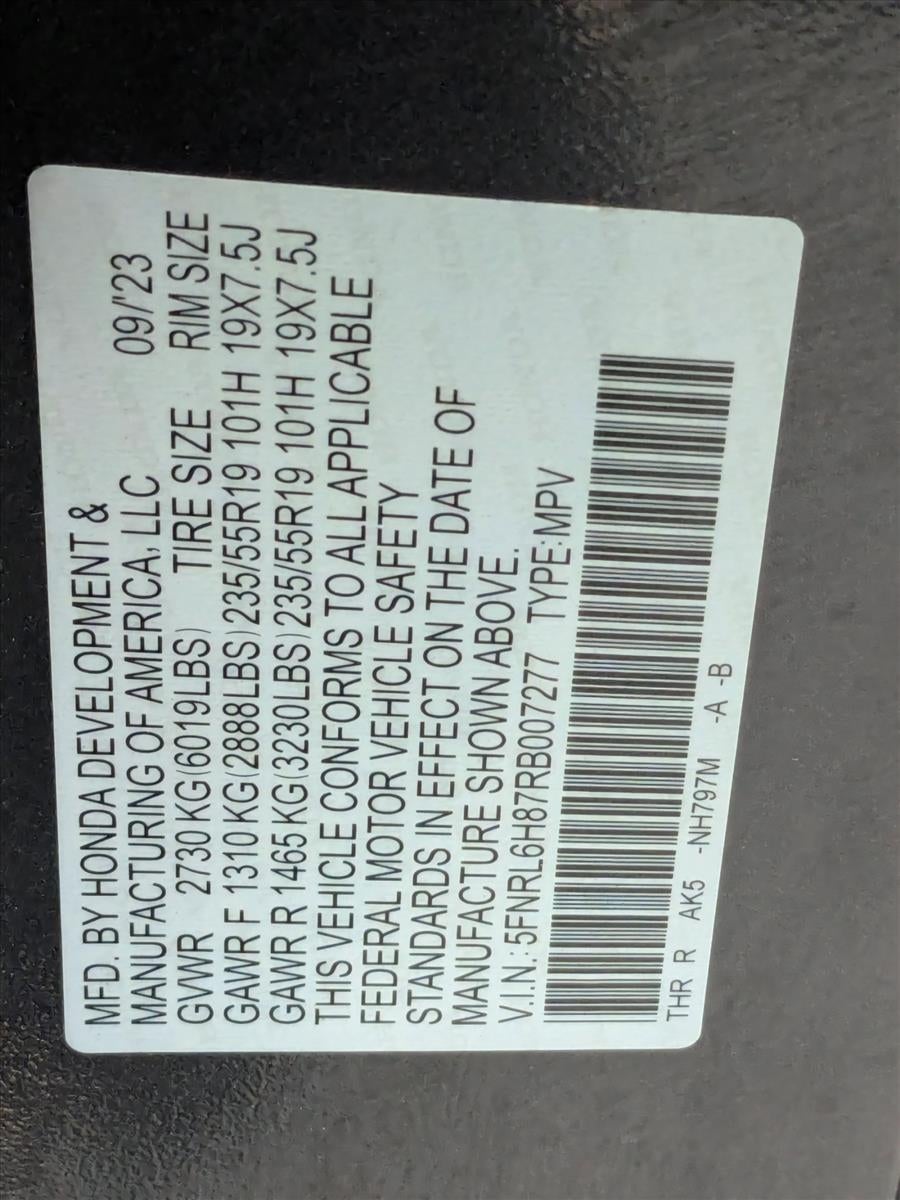 2024 Honda Odyssey Touring