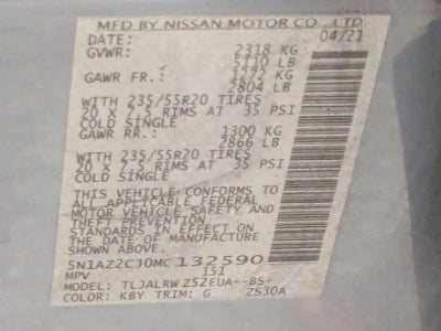 2021 Nissan Murano SL FWD