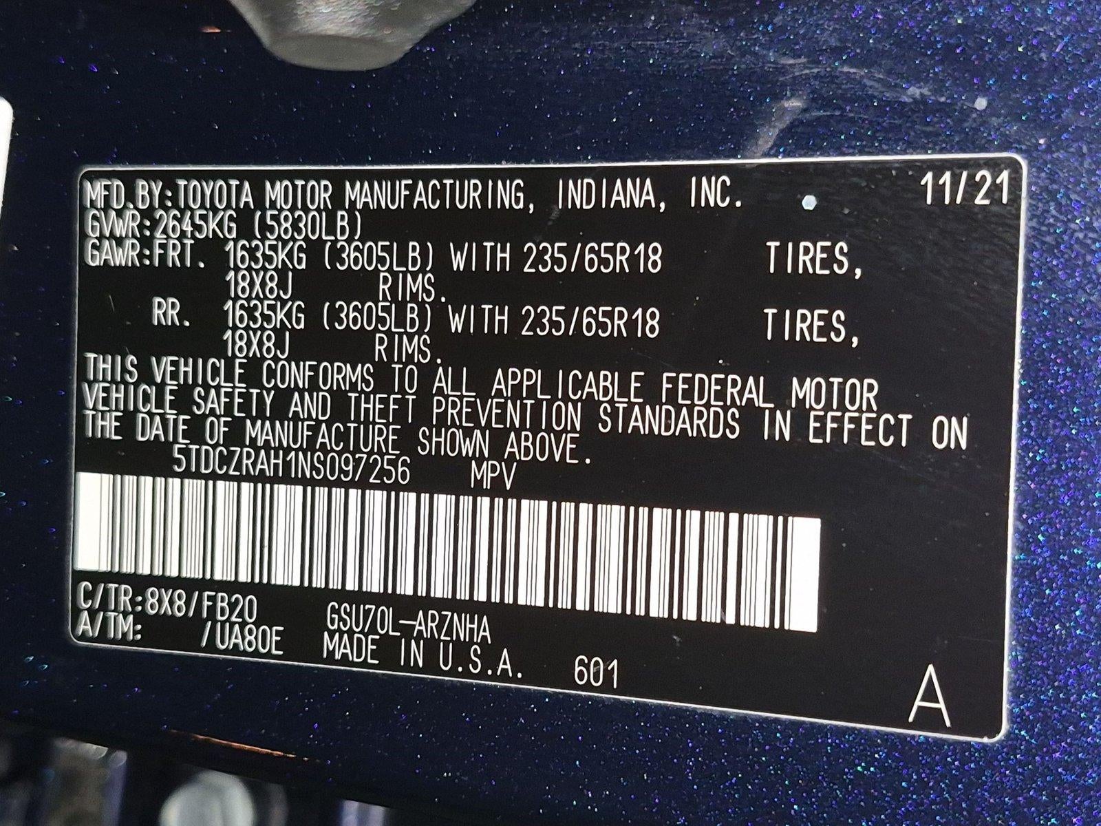 2022 Toyota Highlander L