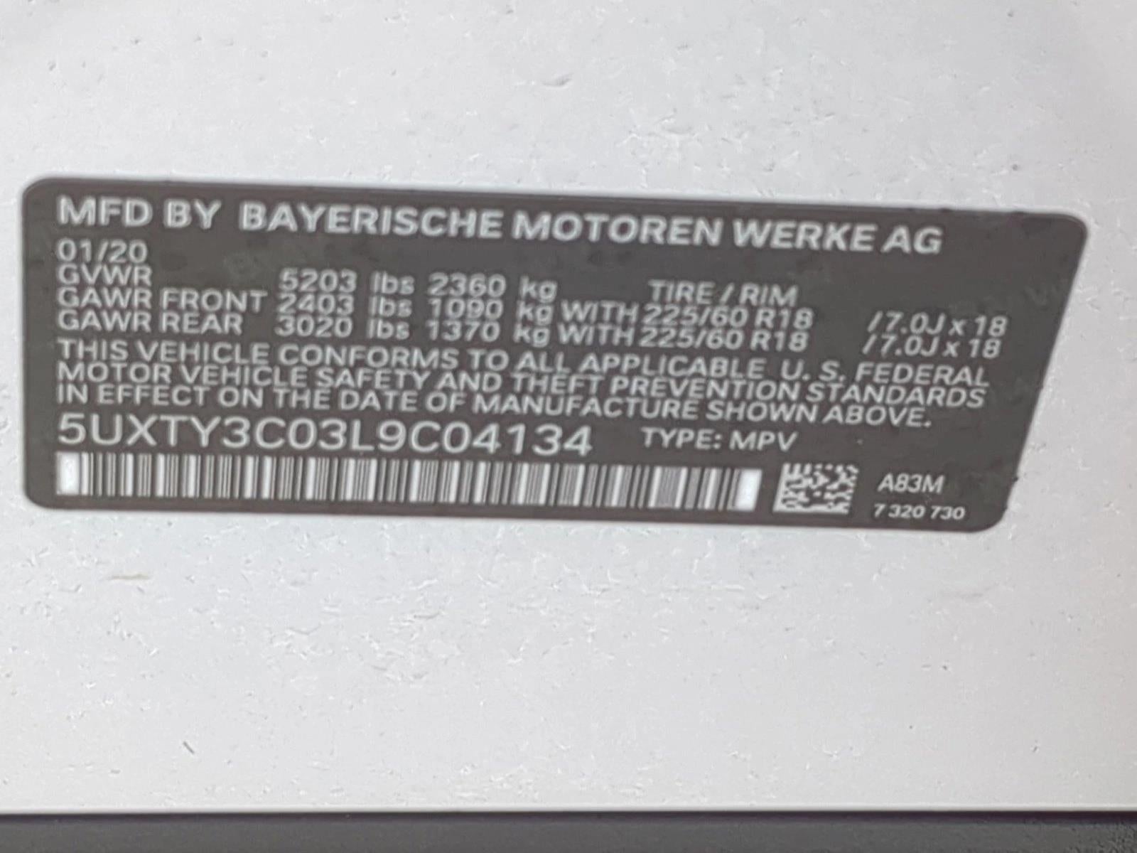 2020 BMW X3 Base