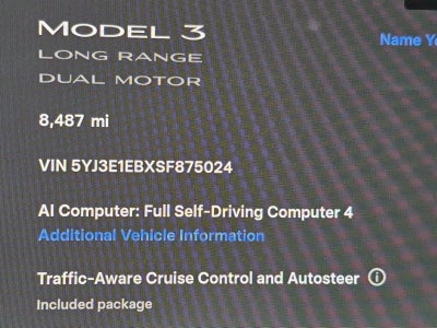 2025 Tesla Model 3 Long Range