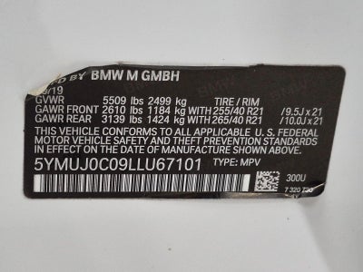2020 BMW X4 M NA