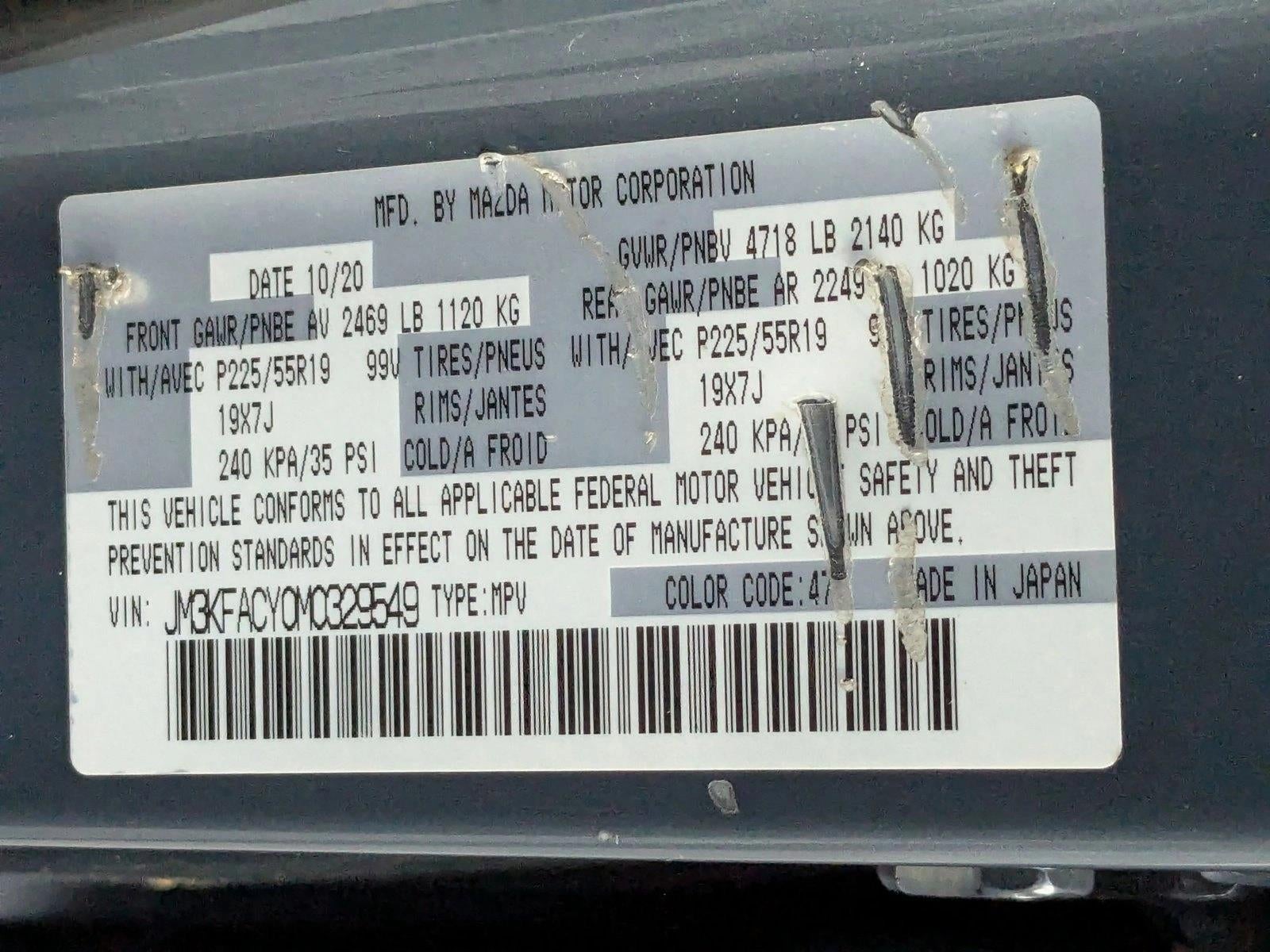 2021 Mazda Mazda CX-5 Carbon Edition Turbo