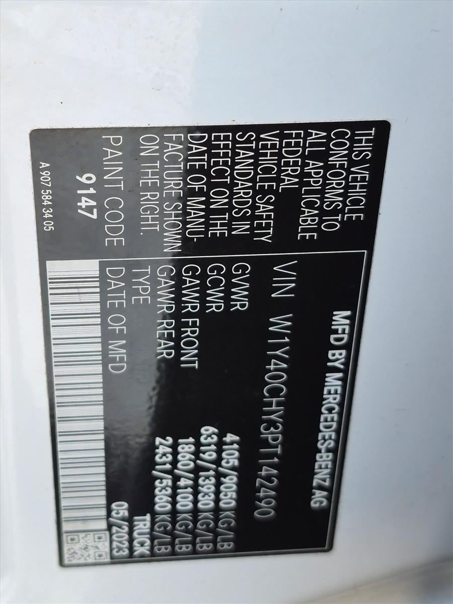 2023 Mercedes-Benz Sprinter 2500 Base