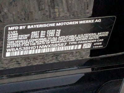 2022 BMW 5 Series 530i