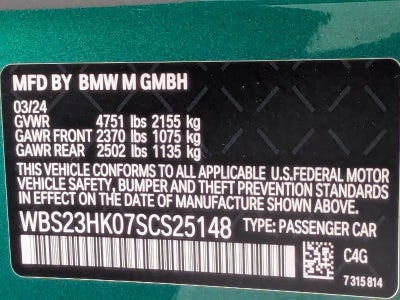 2025 BMW M4 Competition