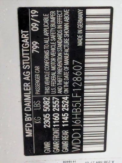 2020 Mercedes-Benz E-Class E 450