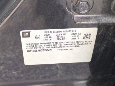 2013 Chevrolet Malibu LS