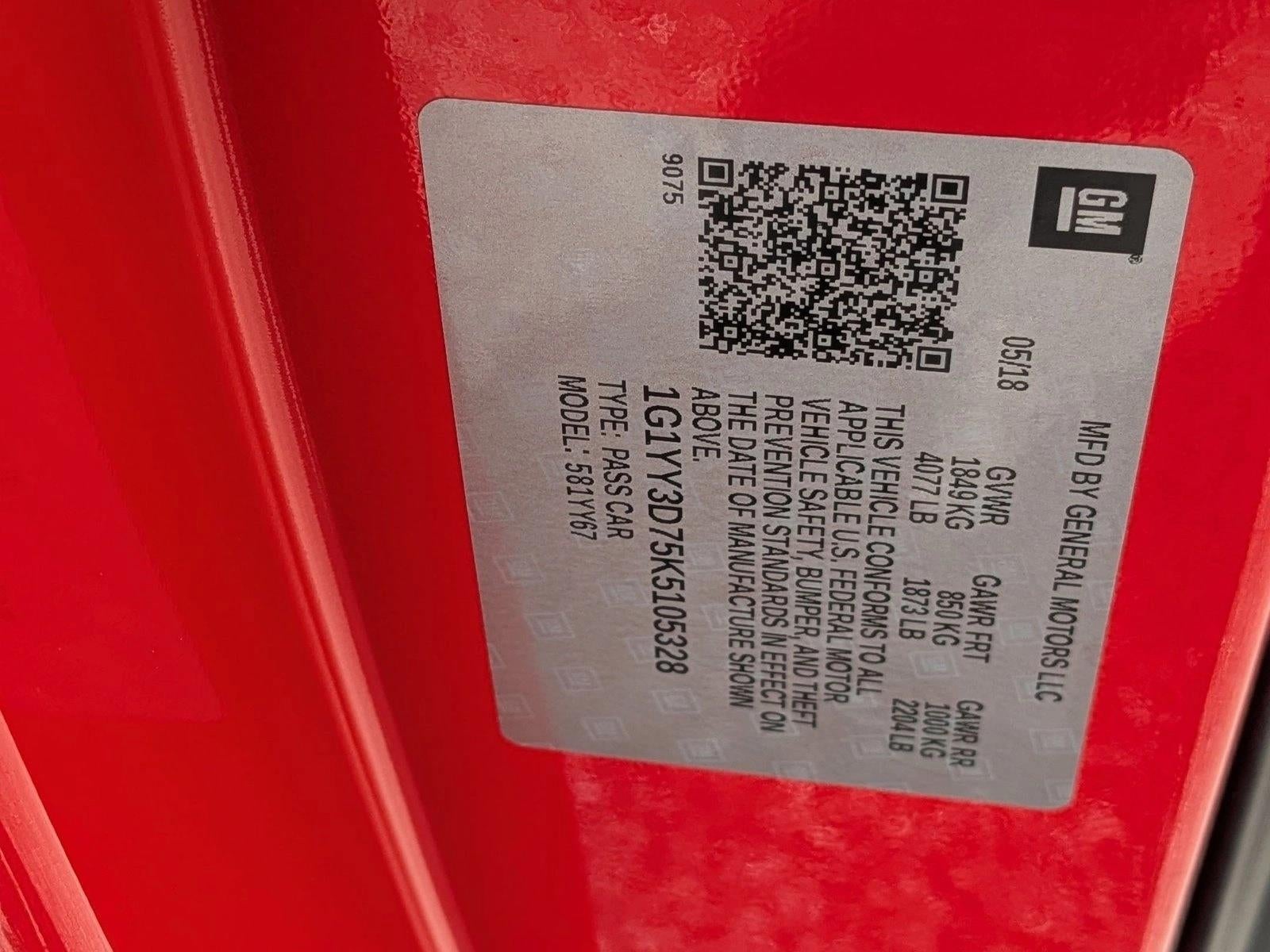 2019 Chevrolet Corvette Grand Sport Grand Sport 2LT