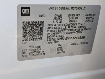 2023 Chevrolet Traverse High Country