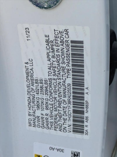 2024 Honda Accord Sedan EX