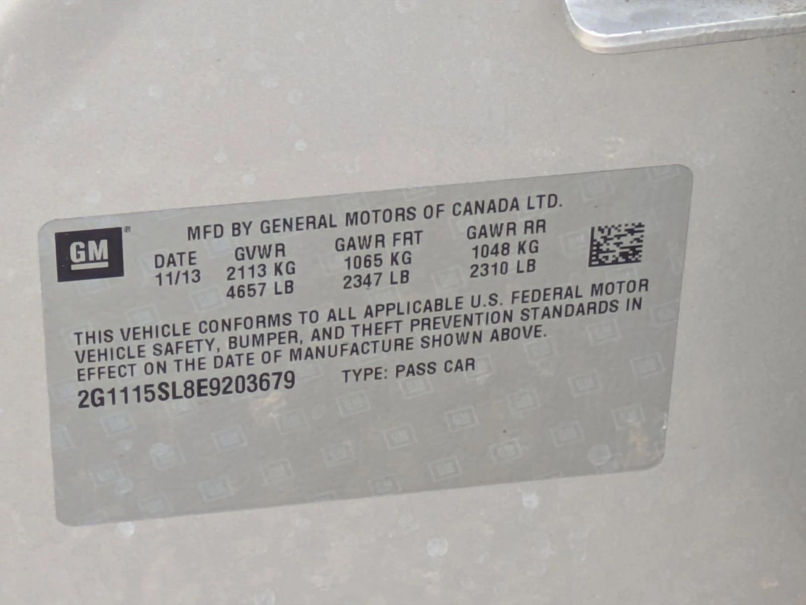 2014 Chevrolet Impala LT