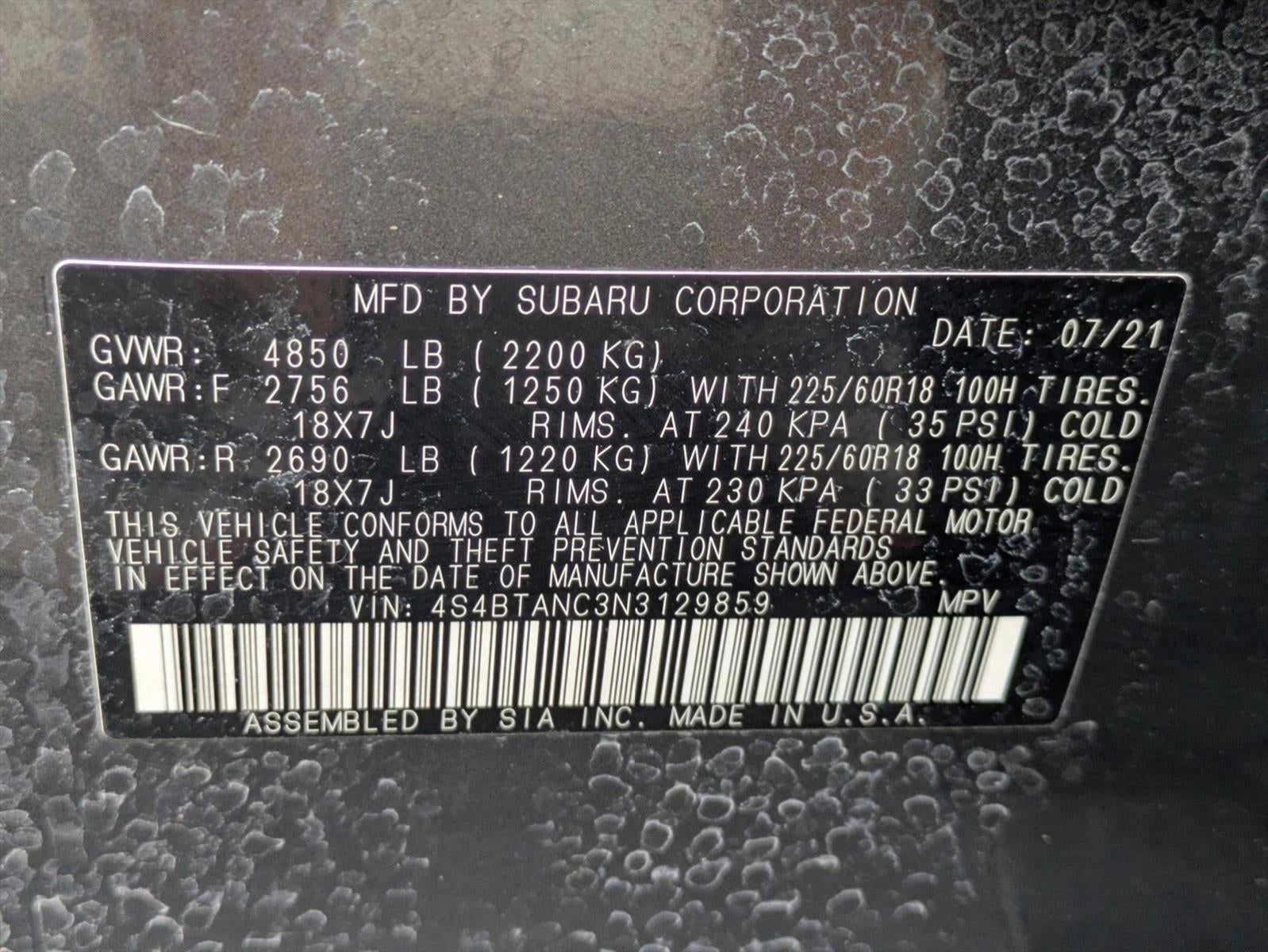 2022 Subaru Outback Limited