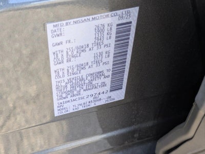 2025 Nissan Pathfinder S