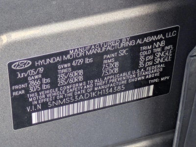 2019 Hyundai Santa Fe Limited