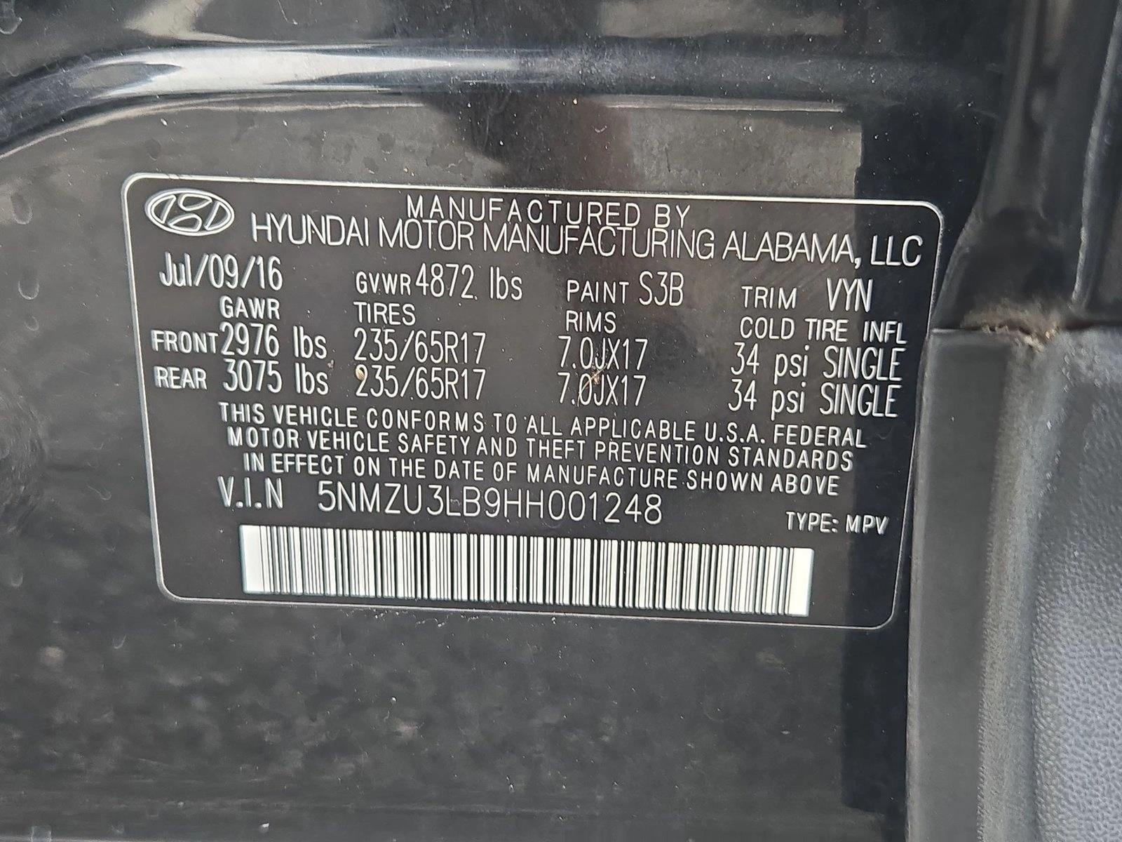 2017 Hyundai Santa Fe Sport 2.4L