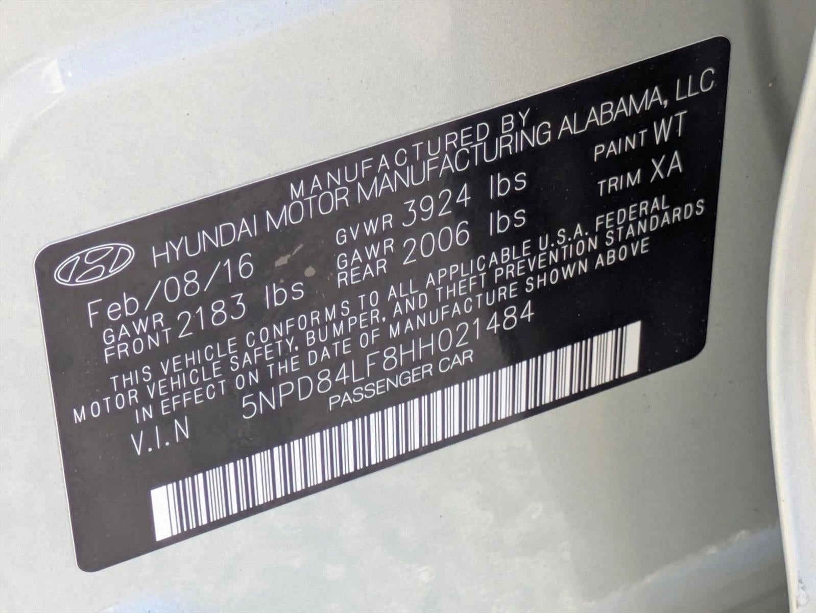 2017 Hyundai Elantra SE
