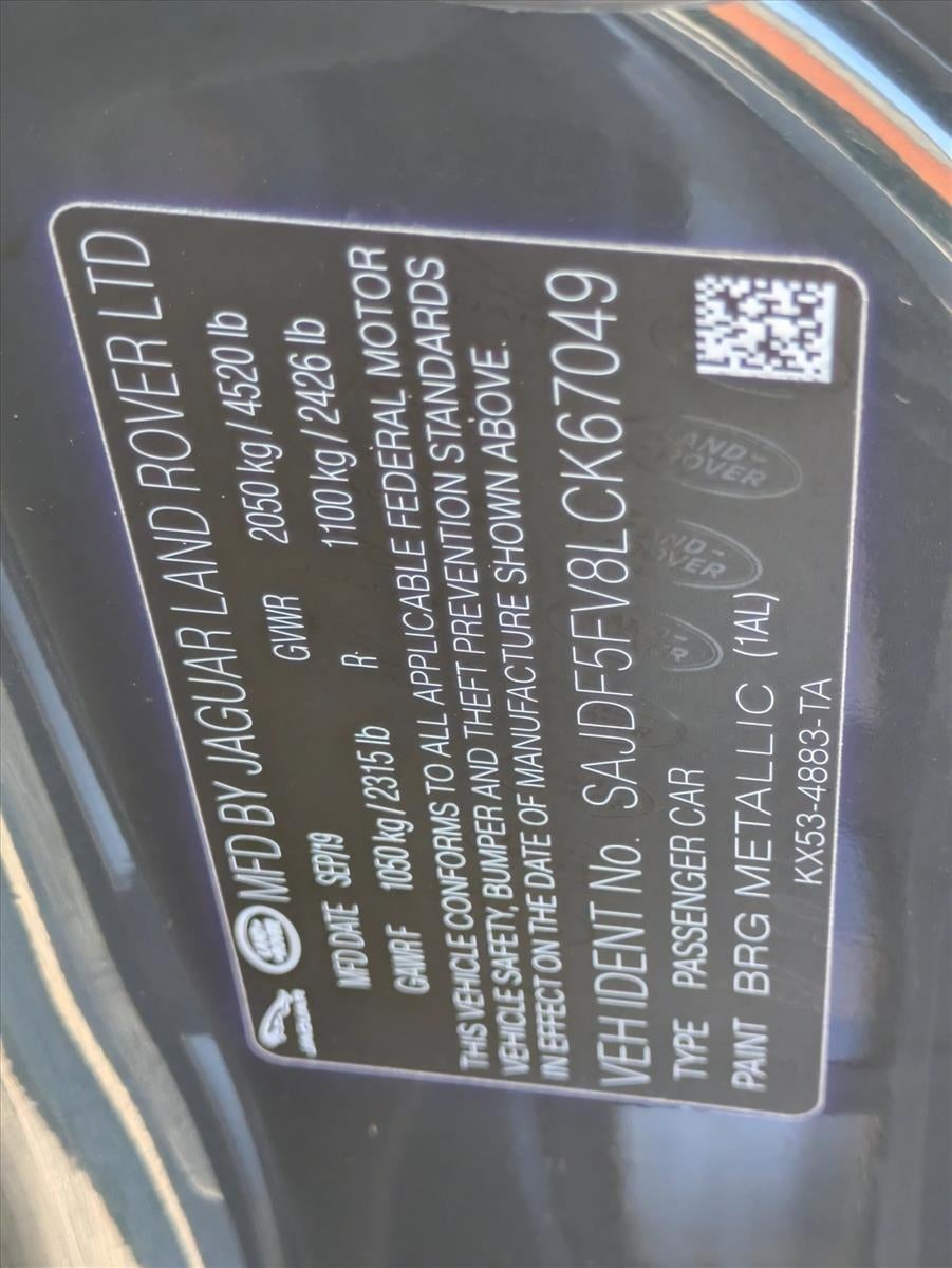 2020 Jaguar F-TYPE Coupe R-Dynamic RWD Automatic