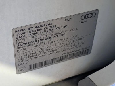 2021 Audi Q5 Premium Plus 45 TFSI quattro S tronic
