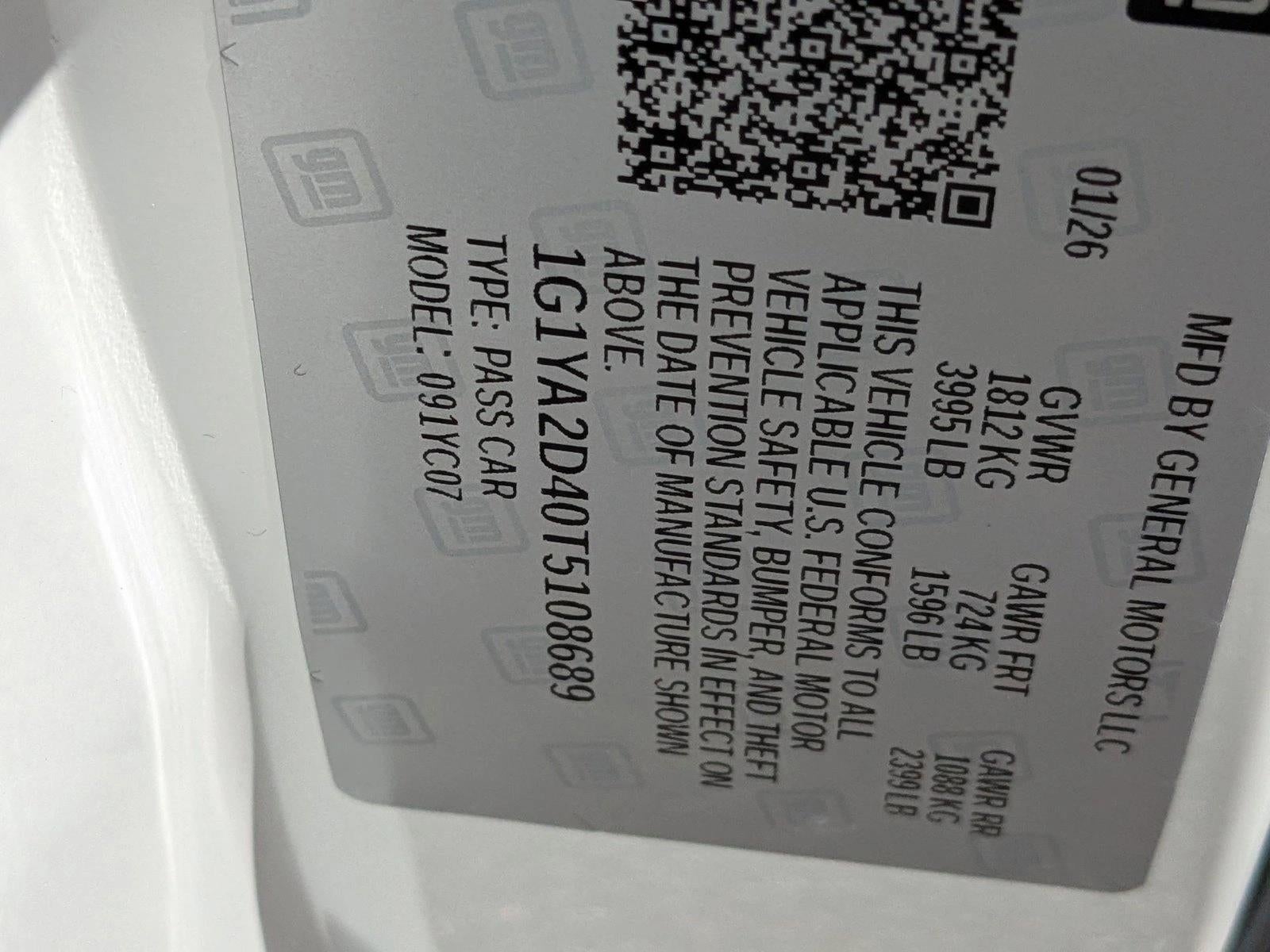 2026 Chevrolet Corvette Stingray 1LT